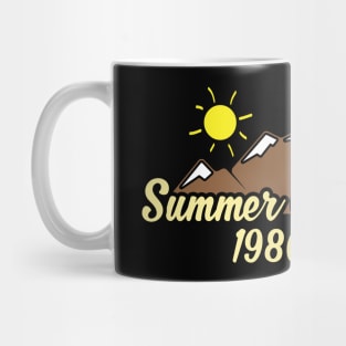 Summer Camp 1980s Vintage Retro 80s Campers Mug